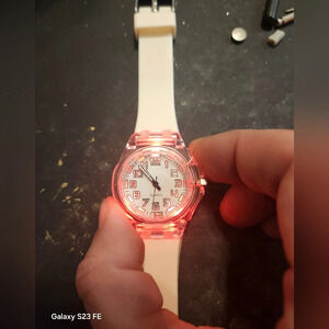 Vintage Y2K Bongo lighted watch womens